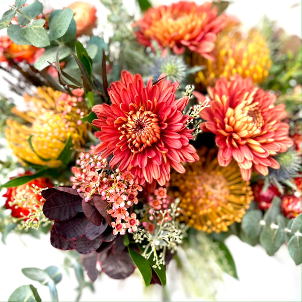 Fall Mix • Seasonal • Hand-Tied Bouquet