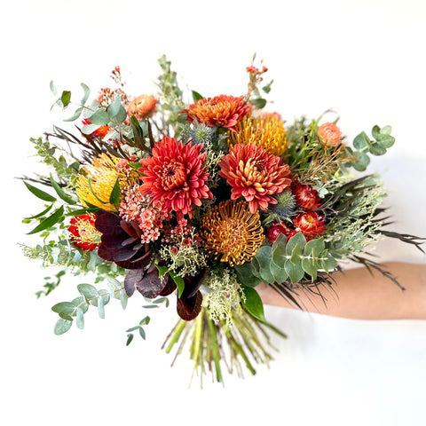 Fall Mix • Seasonal • Hand-Tied Bouquet
