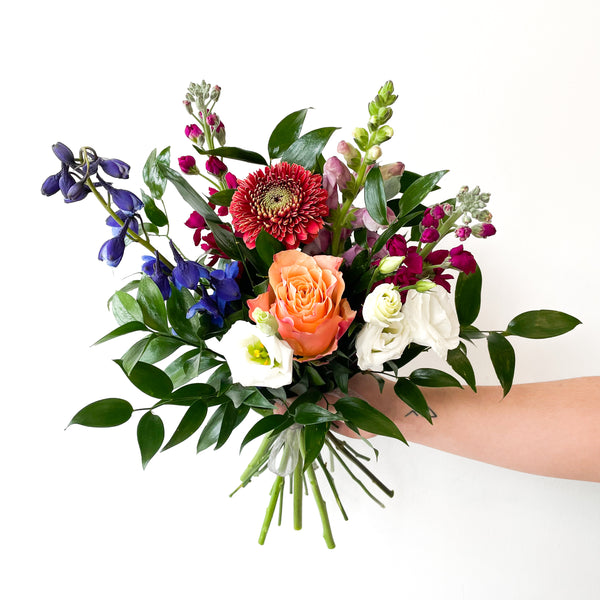 flowers_Colorful Mix • Seasonal • Hand-Tied Bouquet.