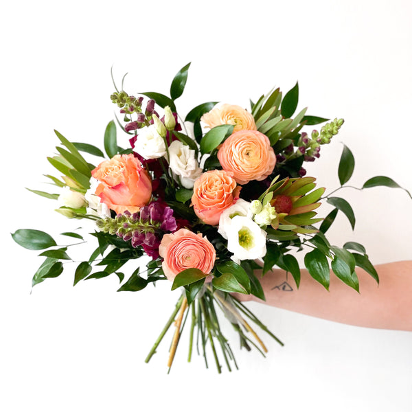 flowers_Warm Vibes Mix • Seasonal • Hand-Tied Bouquet.