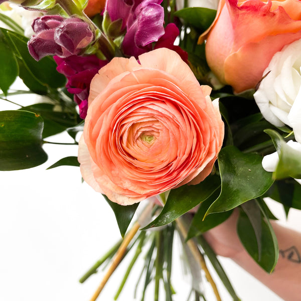 flowers_Warm Vibes Mix • Seasonal • Hand-Tied Bouquet.