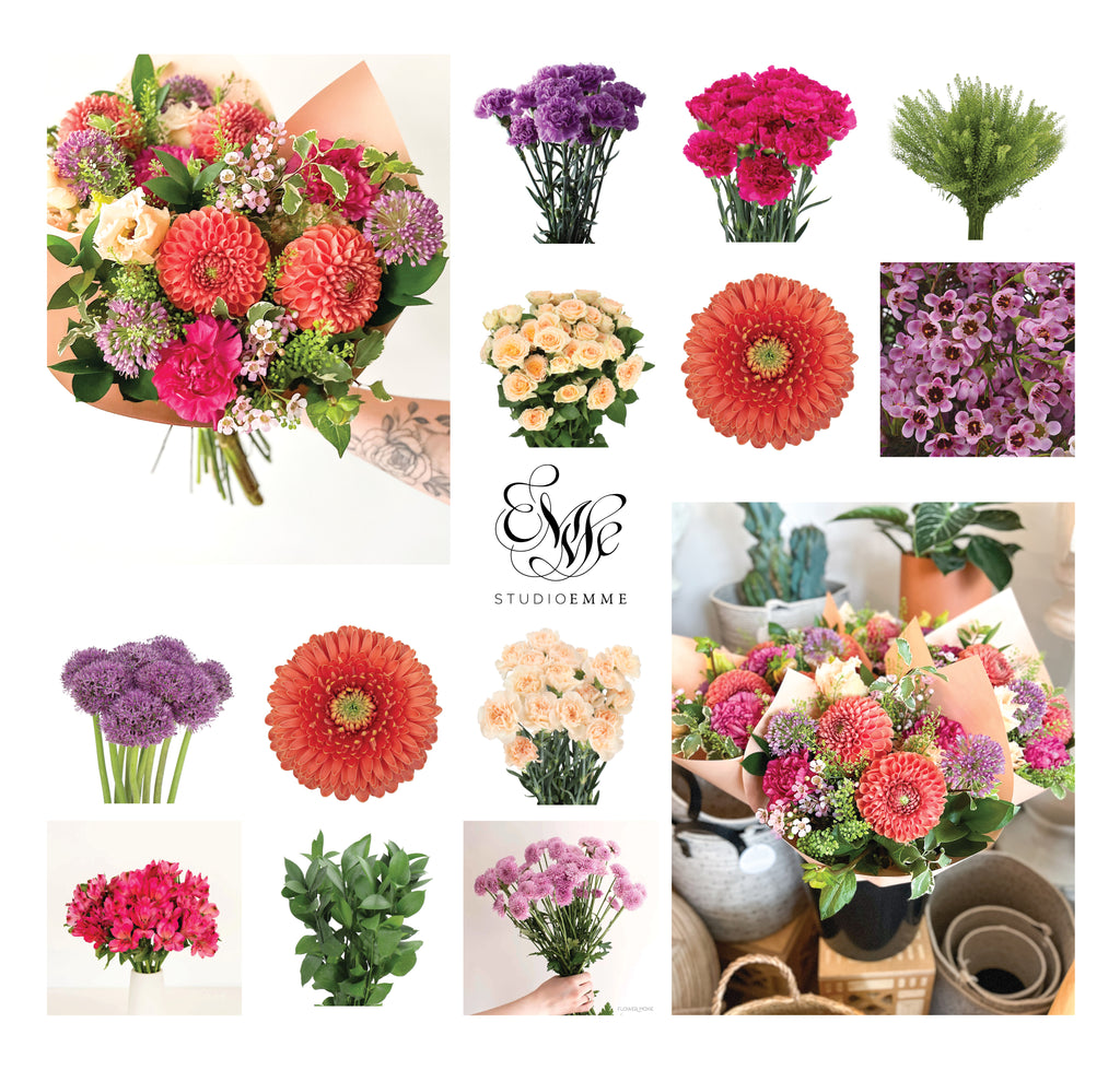 Weekly Blooms Bunch • Hand-Tied