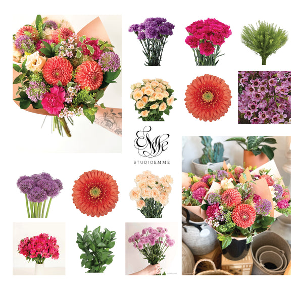 Weekly Blooms Bunch • Hand-Tied