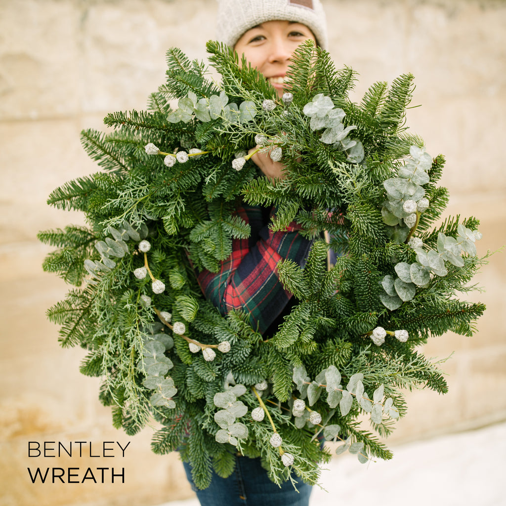 Holiday Wreath Workshop • Bentley or Rocco Wreath | Thursday • Dec 4 • 6-8pm | Minneapolis