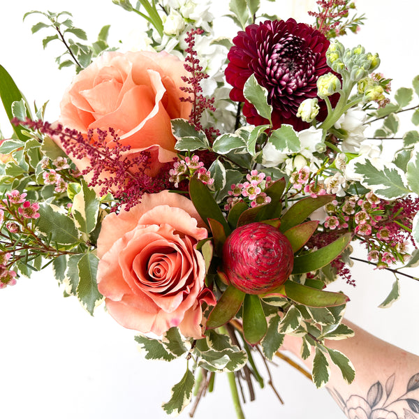 Pet-Friendly Mix • Seasonal • Hand-Tied Bouquet