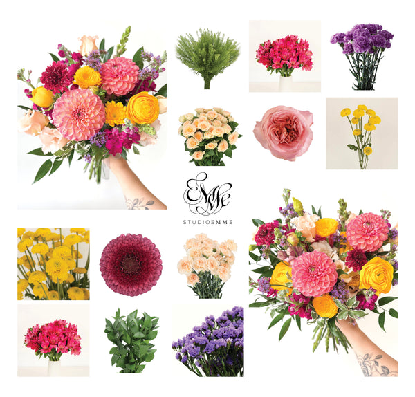 Weekly Blooms Bunch • Hand-Tied