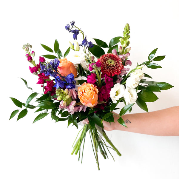 flowers_Colorful Mix • Seasonal • Hand-Tied Bouquet.