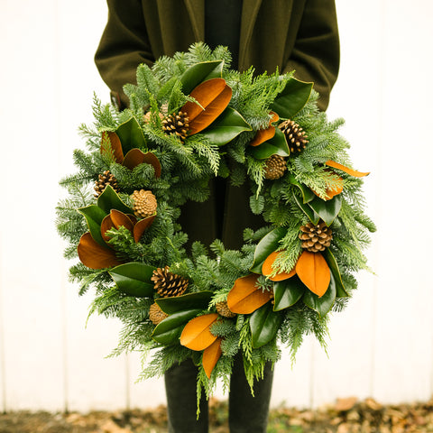 Holiday Wreath Workshop • Rocco Wreath | Saturday • Dec 2 • 1-3pm | Edina