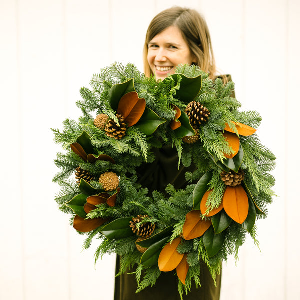 Holiday Wreath Workshop • Rocco Wreath | Saturday • Dec 2 • 1-3pm | Edina